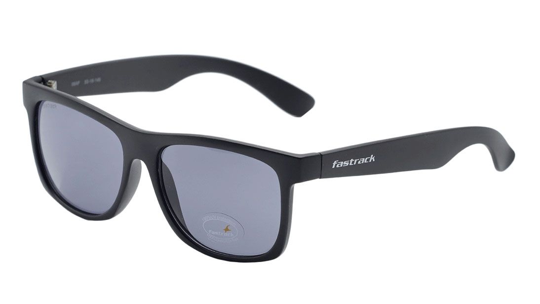Fastrack Black Wayfarer Sunglasses (P425BK3)
